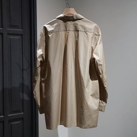 MAATEE&SONS Ex. 染めDJA200/2 POPLIN BEACH SHIRTS