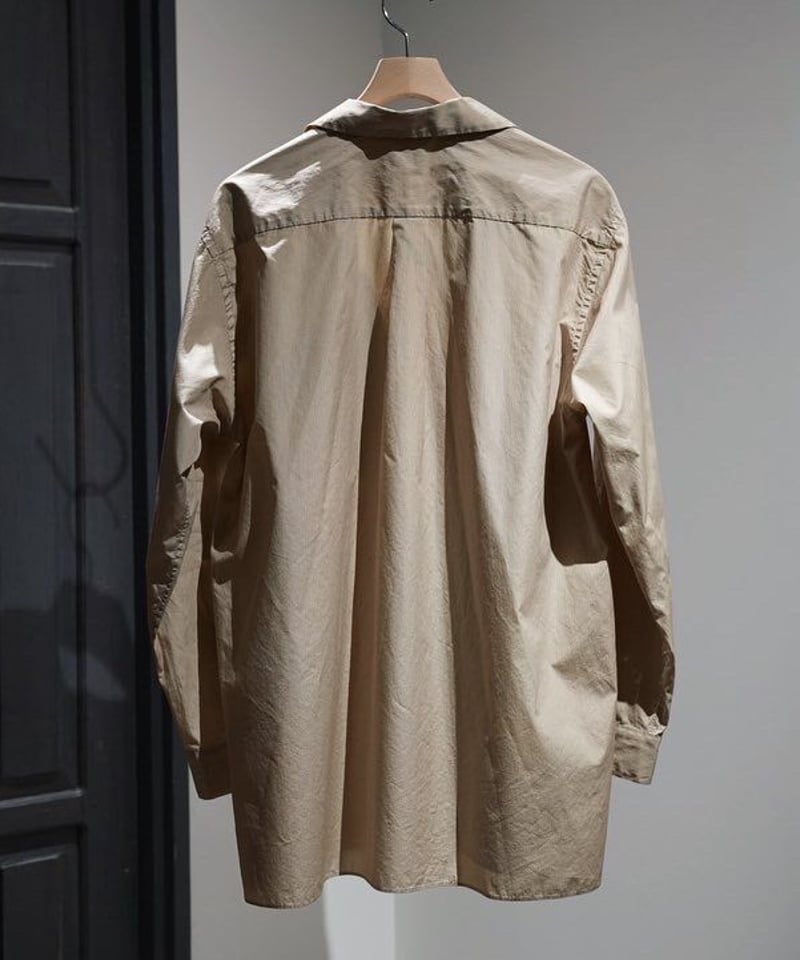 MAATEE&SONS Ex. 染めDJA200/2 POPLIN BEACH SHIRTS