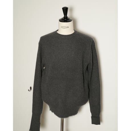 MAATEE&SONS BABY CASH WAFFLE SWEATER