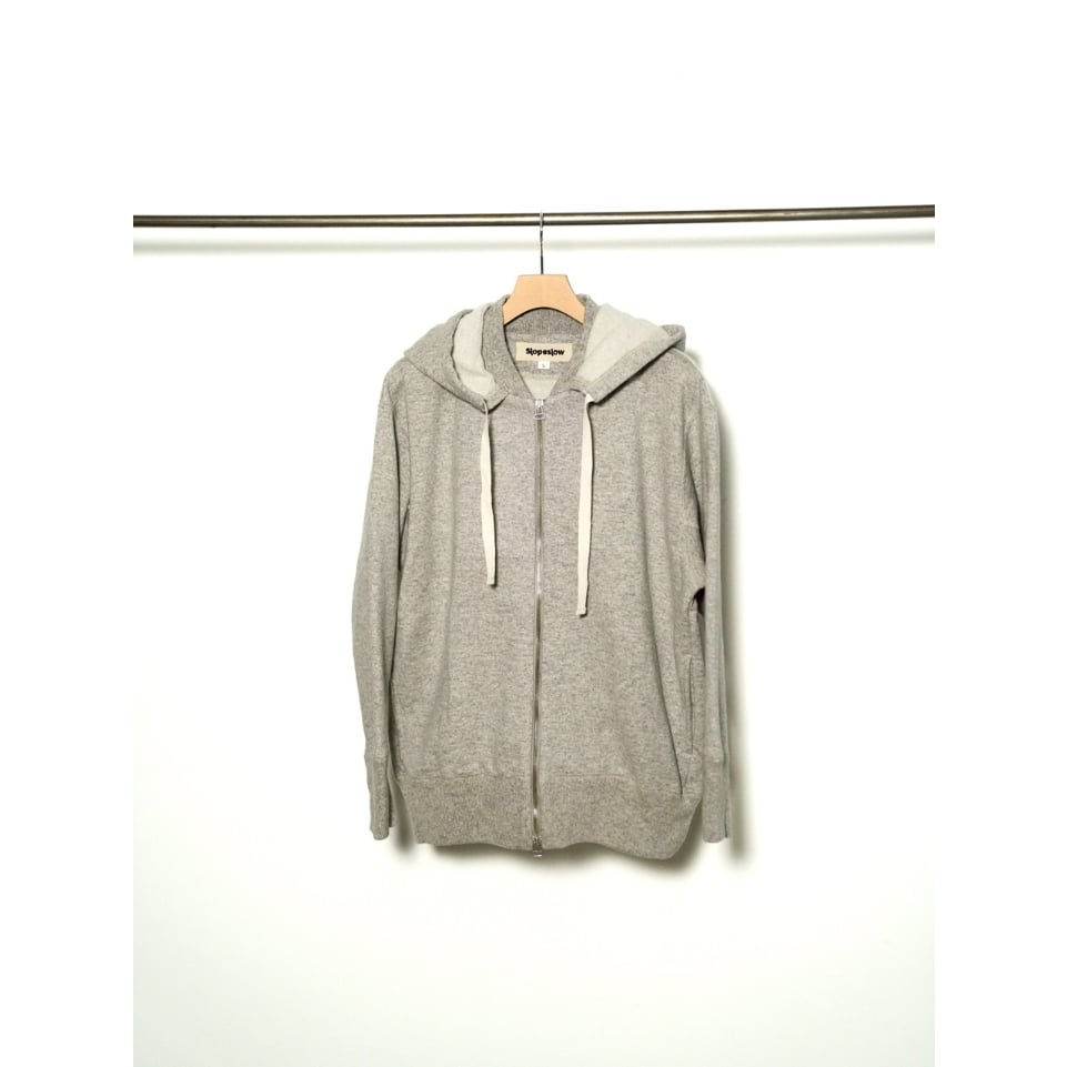 Slopeslow Ex.WOOL FRENCH TERRY FULL ZIP HOODIE