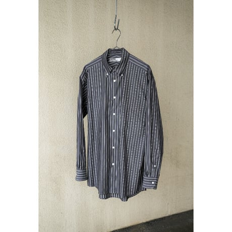 RAKINES Satin stripe / Ex. French BD shirt