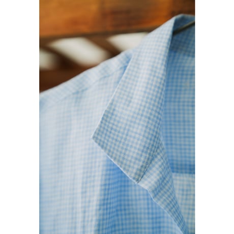 Bourrienne Paris X Ex. SCULPTEUR LIN CHECKS BLUE