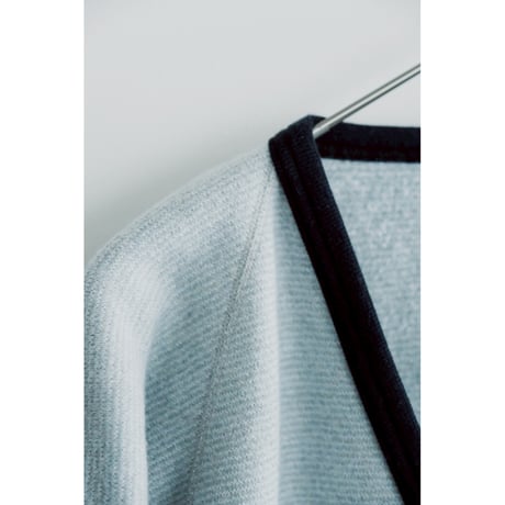YE OLDE & NEW MAN "RANDONNEUR" WOOL FLEECE V NECK LINER CARDIGAN