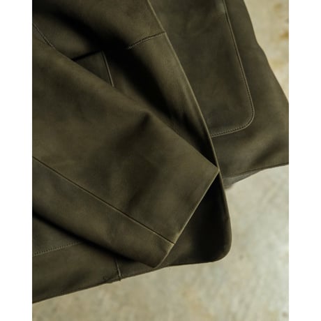RAKINES Entrefino lamb leather - Collar less jacket