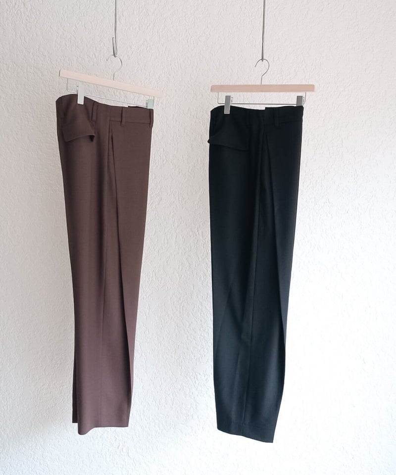 パンツ Lea Boberg D.P. TROUSERS 3 BROWN Lea Boberg