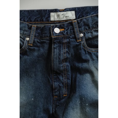 ANCELLM #07 SLIM STRAIGHT 5P DENIM PANTS