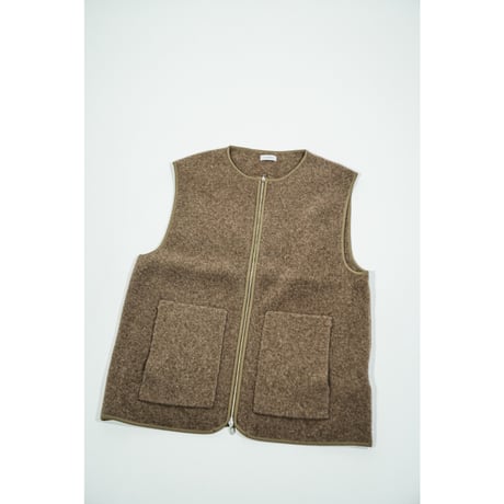 WALENODE "Innocent YAK" Zip-up vest