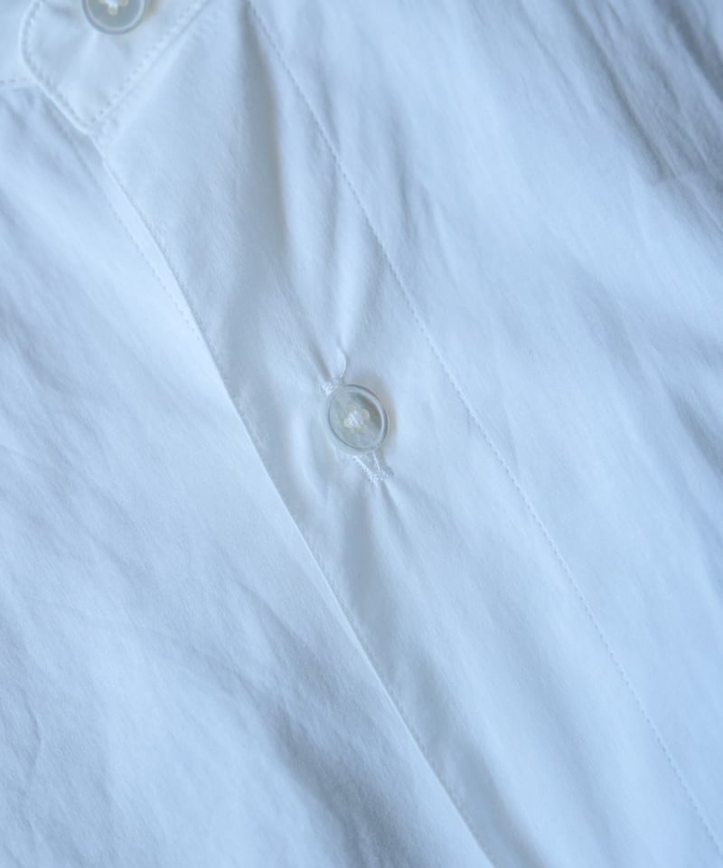 MAATEE&SONS　160番TANSHI 半無双　白　バンドカラー　24SS MAATEE&SONS】160番TANSHI 半無双BAND COLLAR MT4103-0615