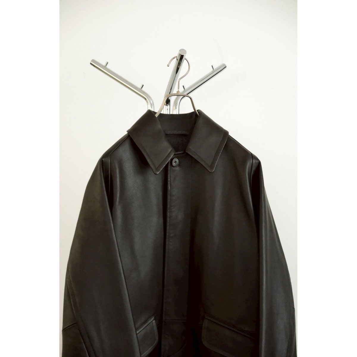 MAATEE&SONS SPANISH LAMB 裏カシミヤ LEATHER HALF COA