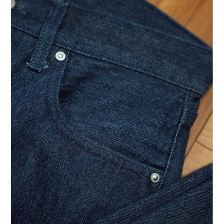 The CLASIK SOFT CASHMERE DENIM CLASSIC  TROUSER