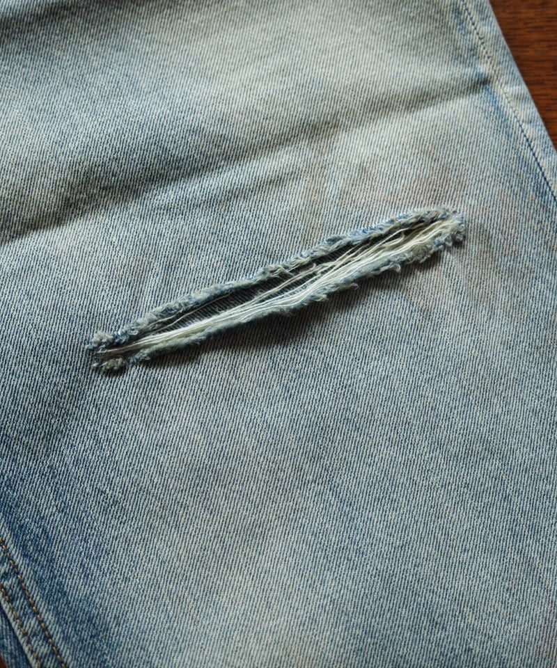 ANCELLM AGING SELVEDGE TAPERED 5P DENIM PANTS | ANCELLM AGING SELVEDGE TAPERED 5P DENIM PANTS |