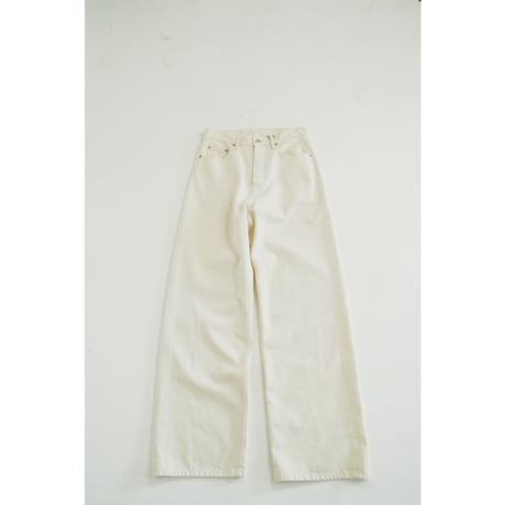 The CLASIK "SOFT COTTON SILK DENIM" WIDE LEG JEANS