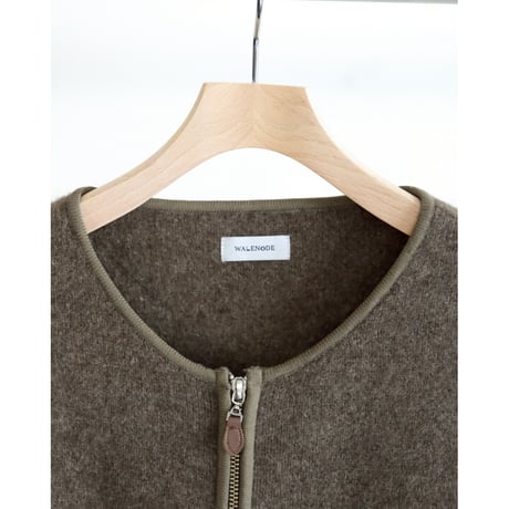 WALENODE  innocent YAK Zip-up vest