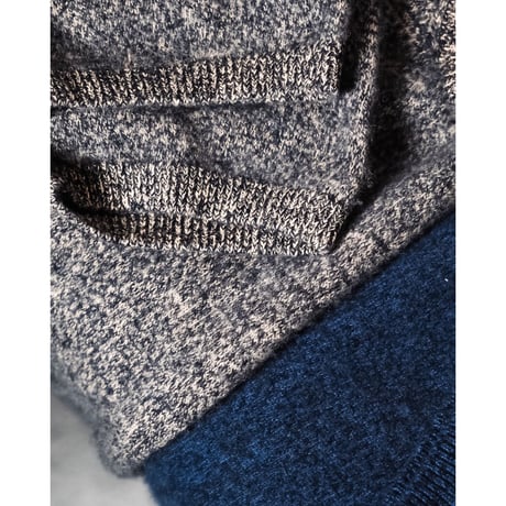 MAATEE&SONS Ex. CASHMERE SHAGGY 2  P/O SSLEEVE SWEATER