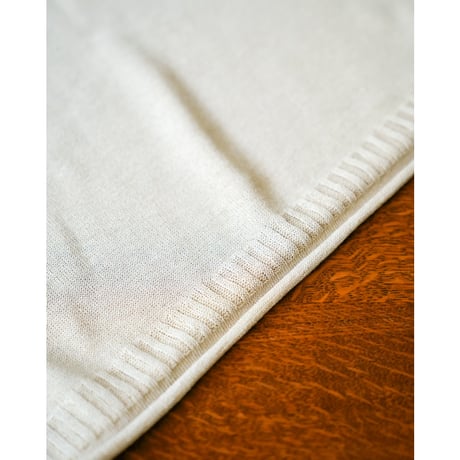 Olde H&Daughter "JYARI-JYARI SILK" BOAT NECK P/O