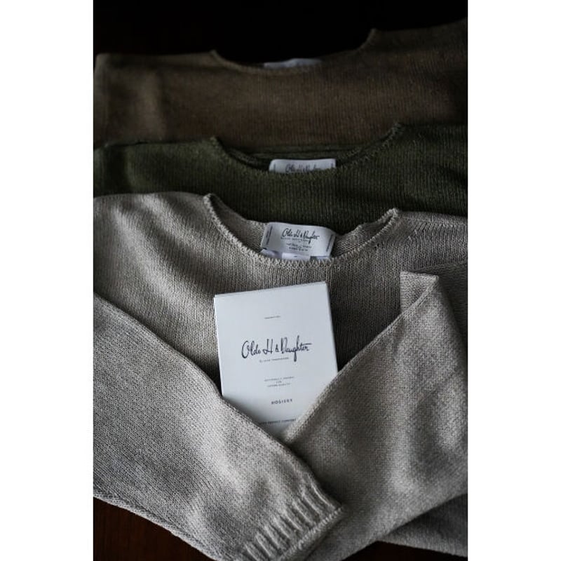 トップス musterwerk Olde H & Daughter SILK COTTON Olde H&Daughter SILK COTTON P/O | MusterWerk