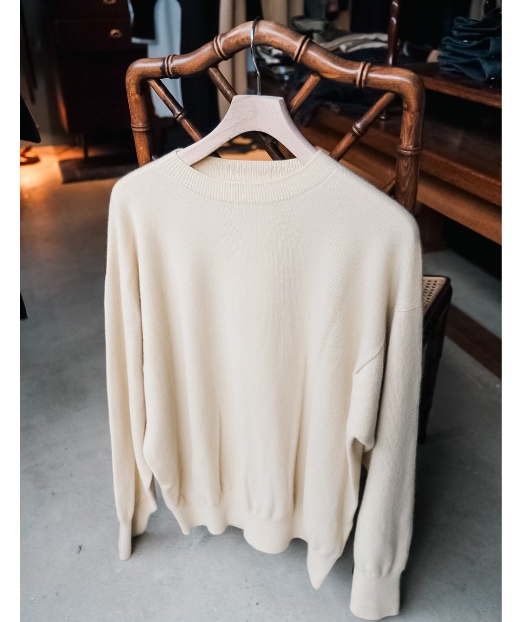 Olde H & Daughter AGED CASHMERE PLAIN STITCH CR Olde H & Daughter AGED CASHMERE PLAIN STITCH CR