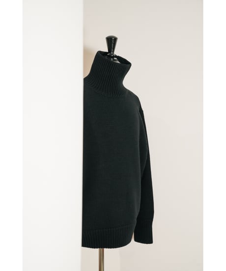 Olde H & Daughter WOOSTED WOOL TURTLE NECK P/O