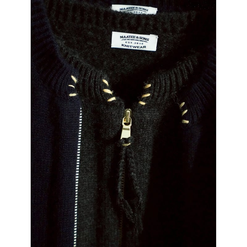 maatee&sons 畔ひょっとこ起毛JIPVEST size2　限定値下げ 畔ひょっとこ起毛 JIP VEST [MGRAY] - WUNDER 大阪 セレクトショップ