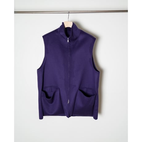 MAATEE&SONS Ex. "RIVER" CASHMERE WFACE VEST
