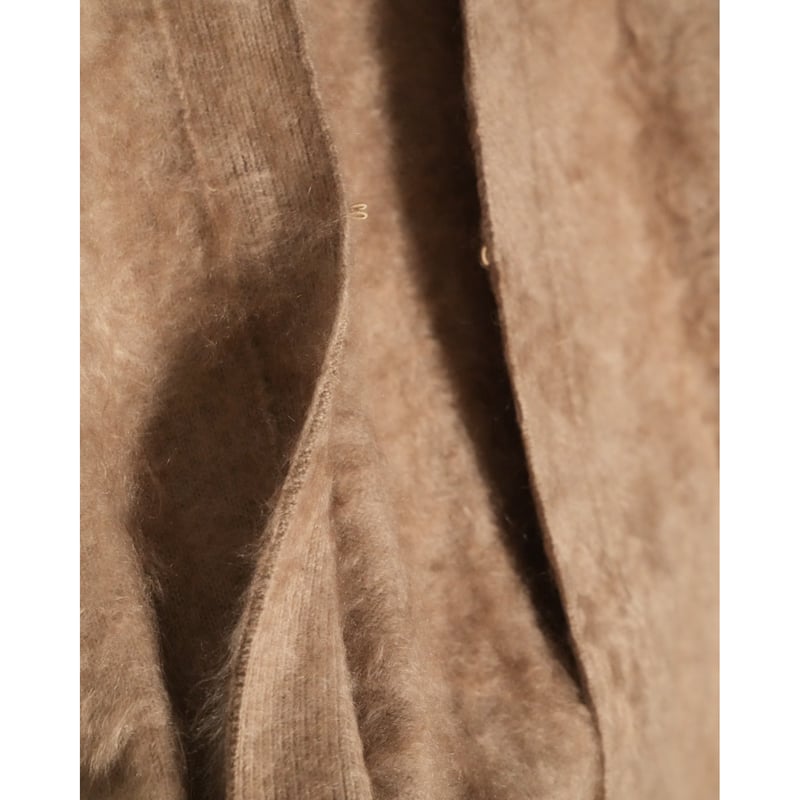 Olde H & Daughter Ex. FUR CASHMERE N/B VEST | M