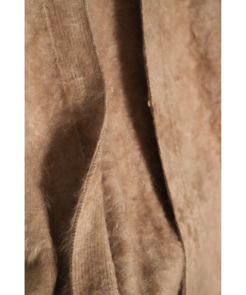 Olde H & Daughter Ex. FUR CASHMERE N/B VEST | M