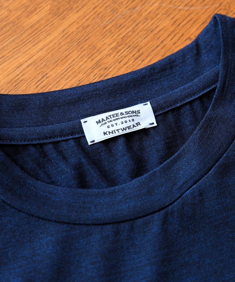 MAATEE&SONS WASHABLE SILK POCKET-TEE | MusterWerk