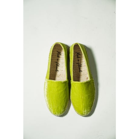 MADE IN ALICANTE VELVET ESPADRILLES