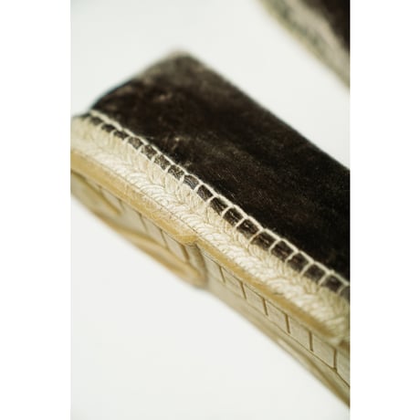 MADE IN ALICANTE VELVET ESPADRILLES
