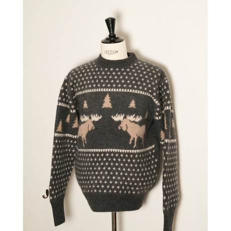 MAATEE&SONS CASH JACQUARD P/O SWEATER "TONAKAI"