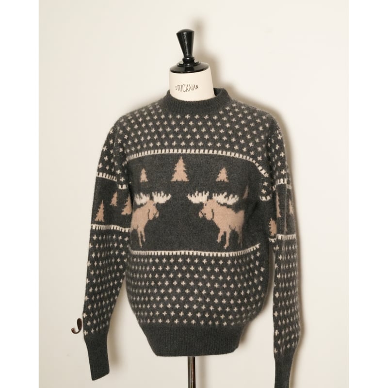 MAATEE&SONS CASH JACQUARD P/O SWEATER 