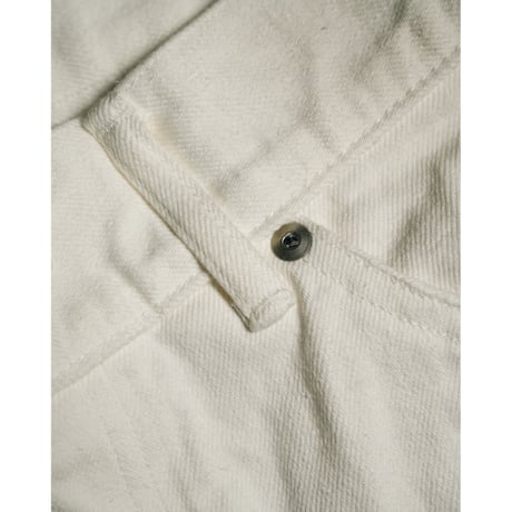 ANCELLM Ex. DAMAGE DENIM STRAIGHT 5P PANTS