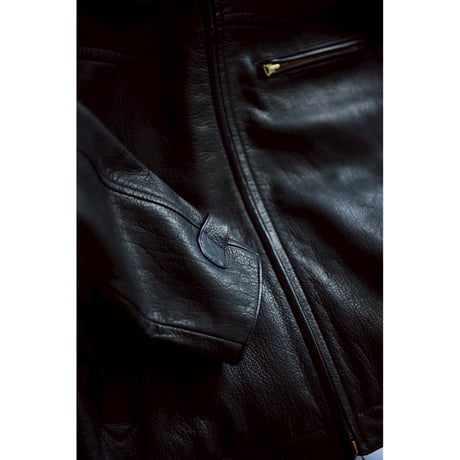 MAATEE&SONS Ex. DEER LEATHER JK 襟MOUTON