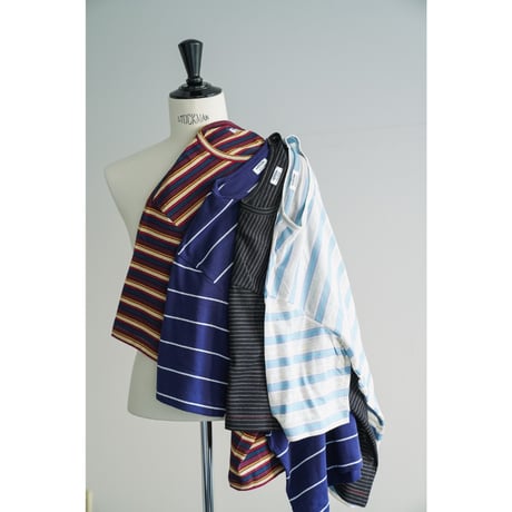MAATEE&SONS S/S BORDER TEE
