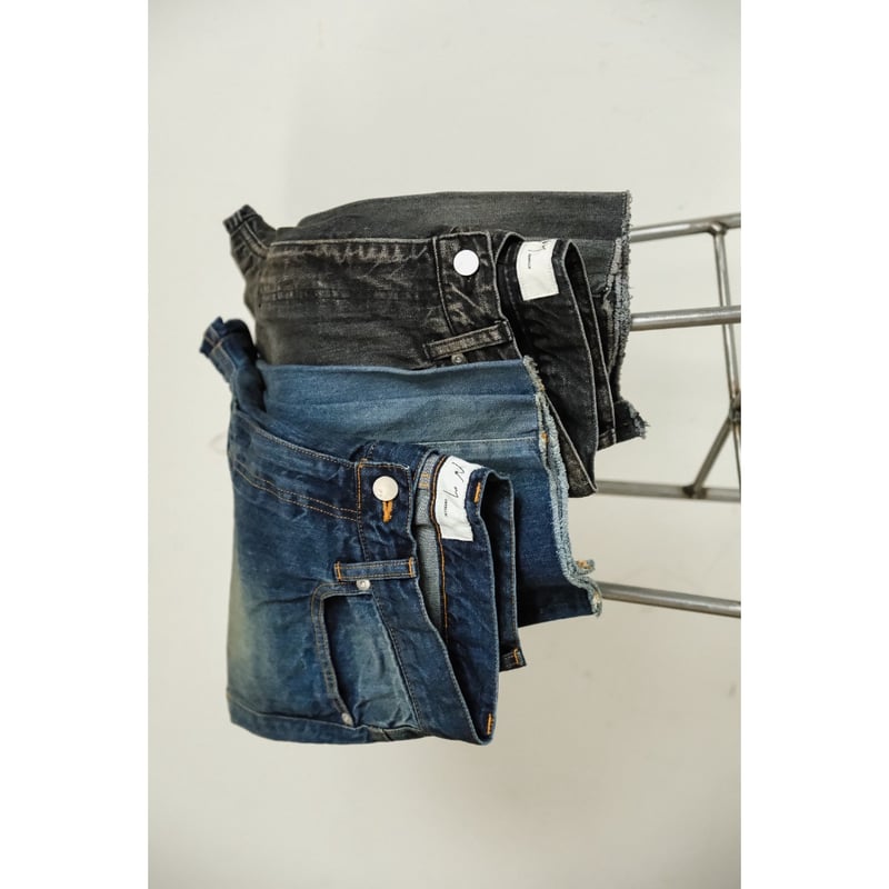ANCELLM #07 SLIM STRAIGHT 5P DENIM PANTS | Must