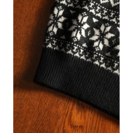 MAATEE&SONS CASH JACQUARD P/O SWEATER "FAIR ISLE"