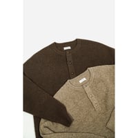 WALENODE "Innocent YAK" Henley-neck sweater