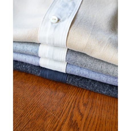 Olde Homesteader INTERKNIT RIB HENLEY NECK SHORT SLEEVE