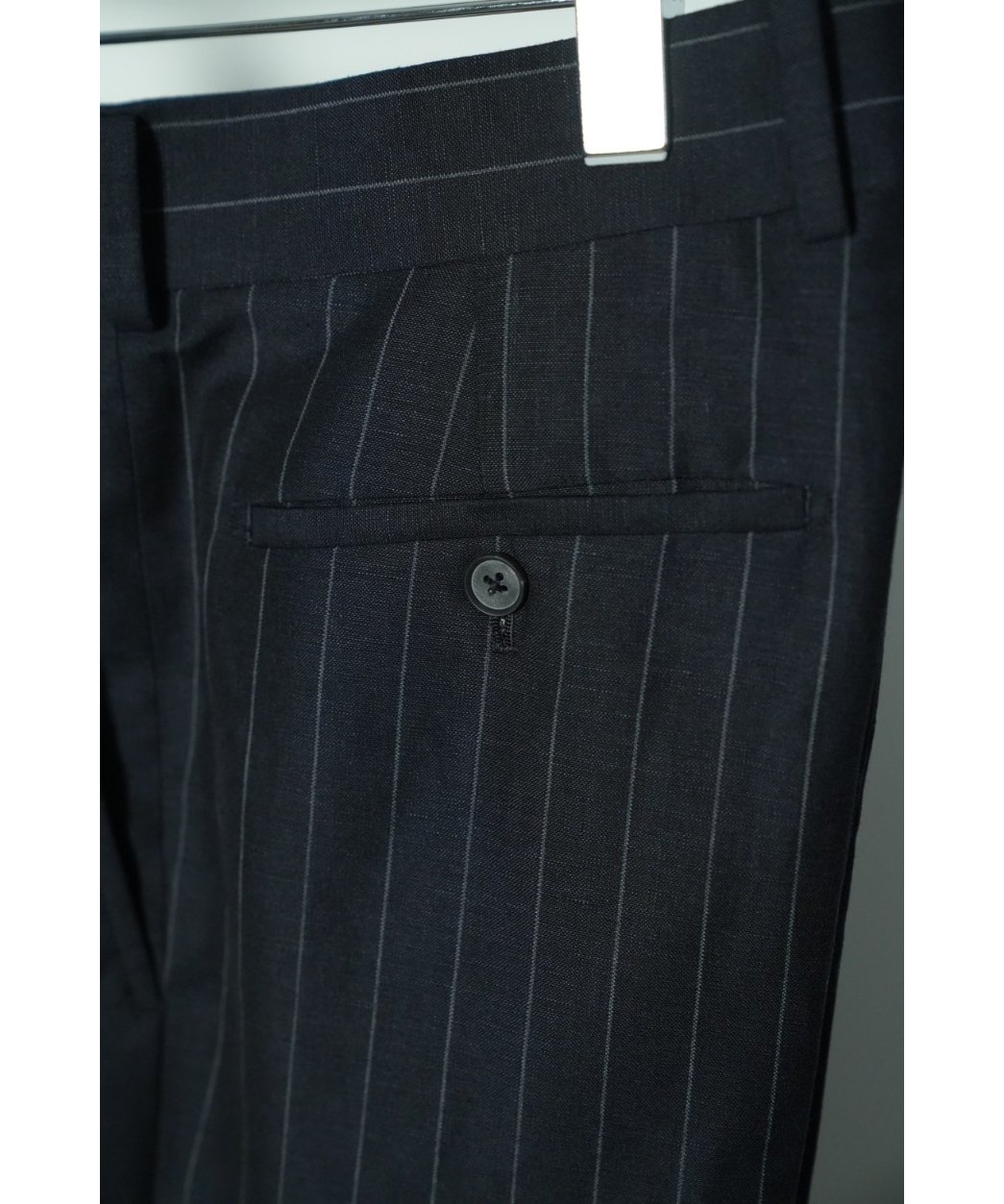 MAATEE&SONS】Set Up Trouser 2 NavyStripe
