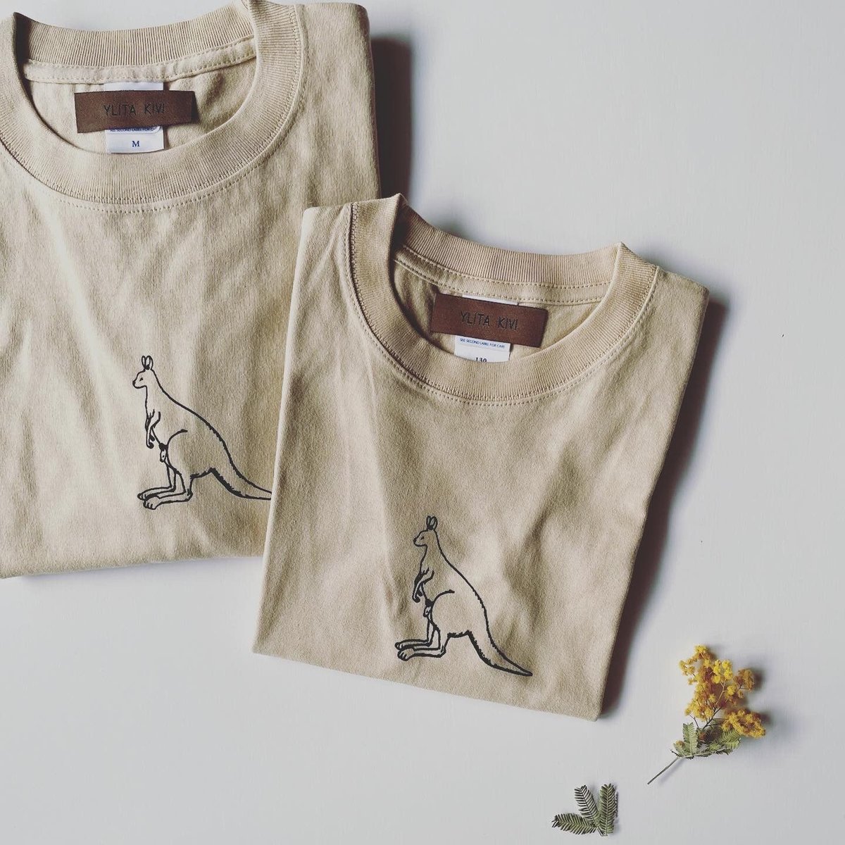 カンガルー親子Tシャツ（adult） | YLITA KIVI