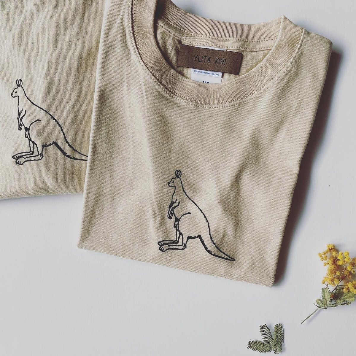 カンガルー親子Tシャツ（adult） | YLITA KIVI