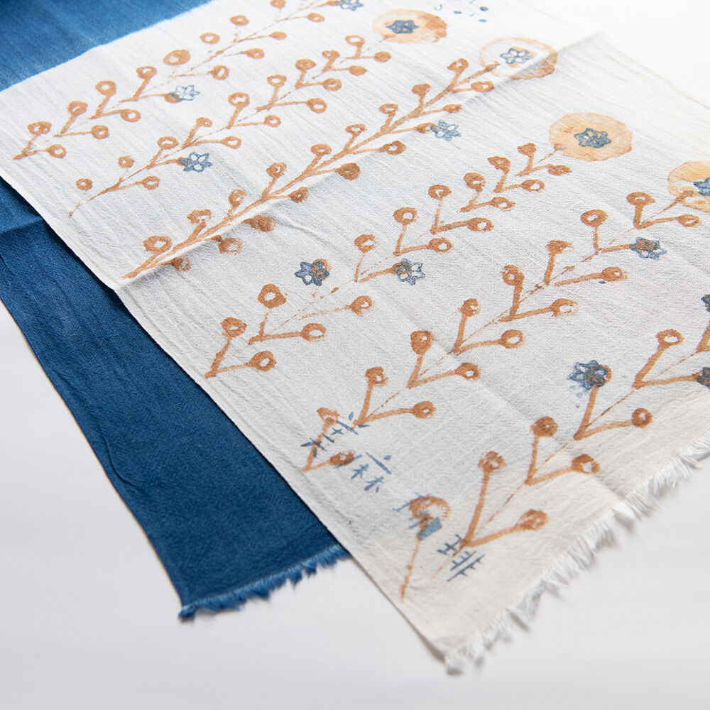 オリジナル手ぬぐい（あい） | 美麻珈琲