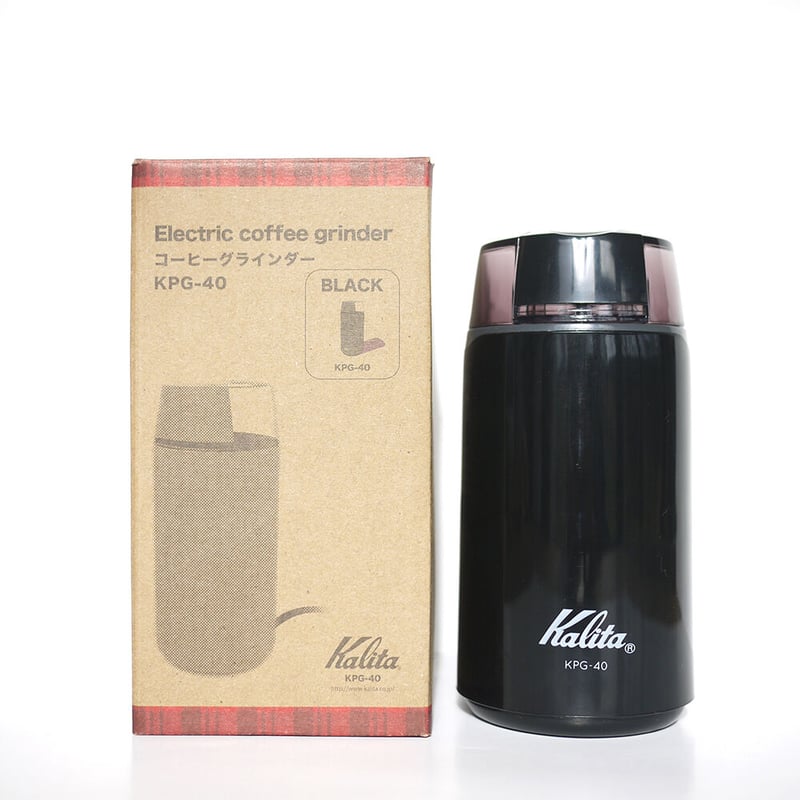 カリタ 電動コーヒーグラインダー KPG-40 ブラック 楽天市場】カリタ（Kalita）電動ミル KPG-40 ブラック : イオン