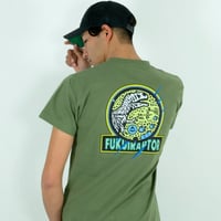 勝山市 マンホールTシャツ（フクイラプトル）