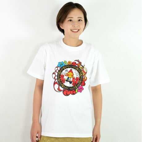 沖縄市 マンホールTシャツ（エイ坊）