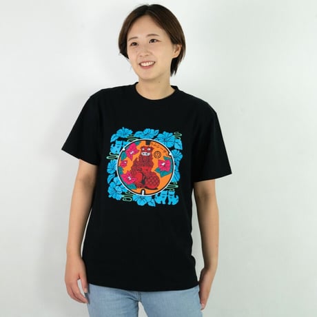 那覇市 マンホールTシャツ（シーサー）