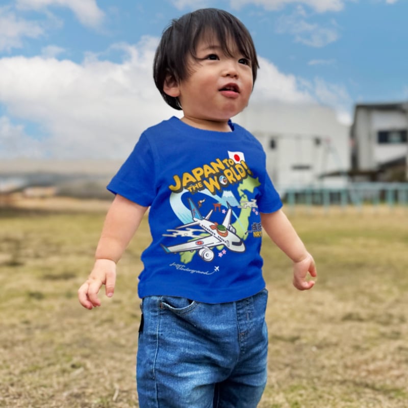 成田空港 マンホールTシャツ（クウタン） キッズサイズ | JAPAN