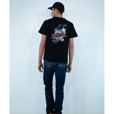 富士宮市 マンホールTシャツ（富士と桜）