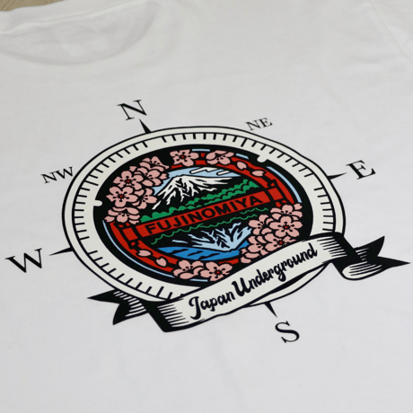 バックプリント 富士宮市 マンホールTシャツ