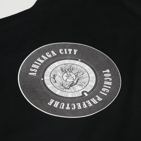 バックプリント 足利市 マンホールTシャツ